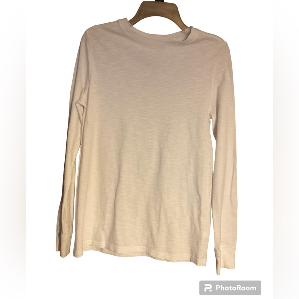 Boy’s Cat & Jack White Long Sleeve T—Shirt. Lightweight.